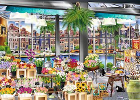 Amsterdam — květinový trh