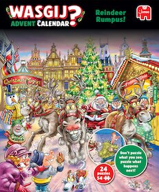 Adventní kalendář Wasgij 2025: Splašení sobi!