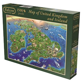 Mapa Spojeného království a Irska
