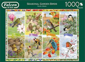 Ptáci na zahradě v různých ročních obdobích
