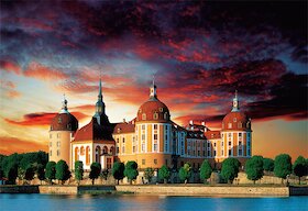 Zámek Moritzburg, Sasko, Německo