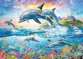 Veselí delfíni