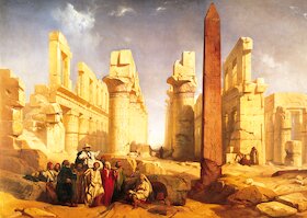 Karnacký chrám v Luxoru