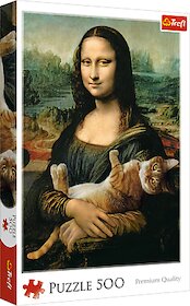 Mona Lisa s předoucí kočičkou