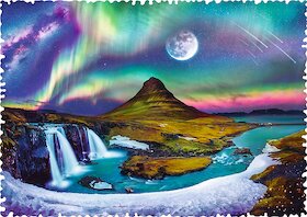Polární záře nad Islandem