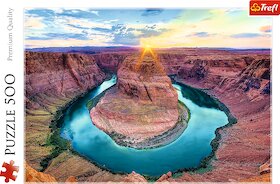 Říční meandr Horseshoe Bend, USA