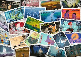 Disneyovské poštovní známky