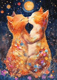 Polibek při měsíčku