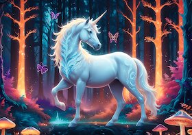 Mystický jednorožec