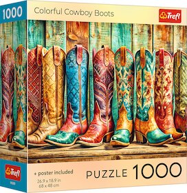 Barevné kovbojské boty