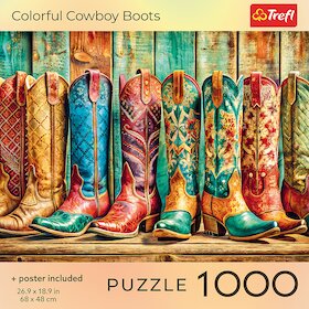 Barevné kovbojské boty