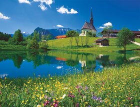 Horní Bavorsko — Inzell — kostel sv. Mikuláše