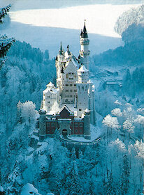 Neuschwanstein v zimě