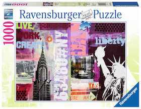 New York — stylová koláž