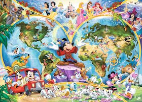 Disneyho mapa světa