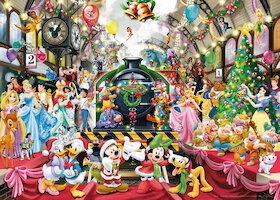 Disneyho vánoční vlak