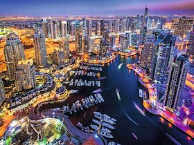 Dubaj, město na pobřeží Perského zálivu