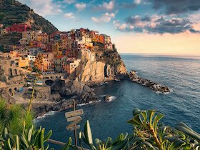 Pohled na Cinque Terre