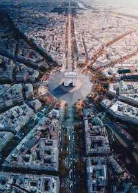 Paříž z výšky