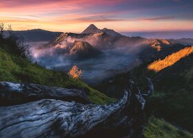 Stratovulkán Bromo, Indonésie