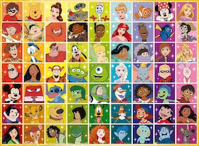 Barevná paleta Disney & Pixar