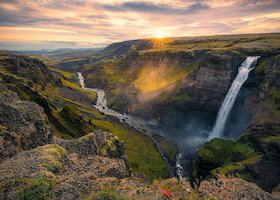 Vodopád Háifoss, Island