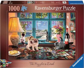 Stůl skladatele puzzlí