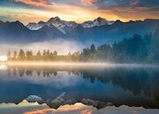 Lake Matheson, Nový Zéland