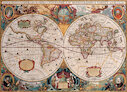 Starobylá mapa světa