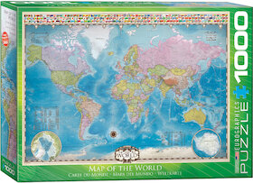Mapa světa s vlajkami