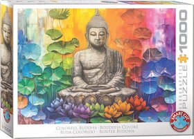 Barevný buddha