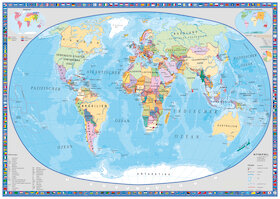 Geografická mapa světa