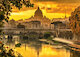Zlaté světlo nad Římem