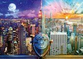 New York  — den a noc