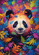 Panda v duhovém lese