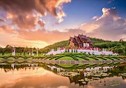 Královský park Rajapruek, Čiang Mai, Thajsko