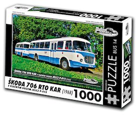 Škoda 706 RTO KAR s vlečným vozem Jelcz P‐01E (1968)