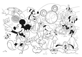 Mickey Mouse — kempování