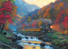 Vlak v Great Smoky Mountains
