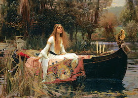 Paní ze Shalottu, 1888