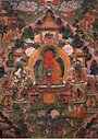 Buddha Amitábha v Čisté zemi Suvakti