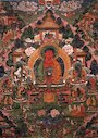 Buddha Amitábha v Čisté zemi Suvakti