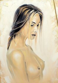Krásná nahá dívka