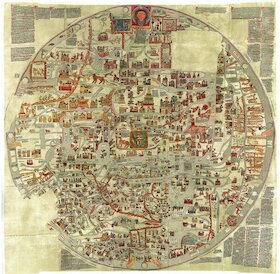Ebstorfská mapa — mapa světa z 13. století