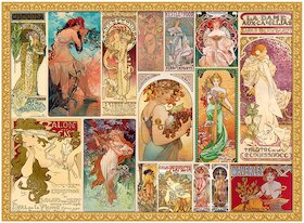 Alfons Mucha — koláž