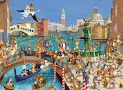Zajíčci v Benátkách