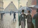Pařížská ulice v dešti, 1877