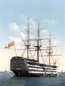 HMS Victory v Portsmouthu, 1900