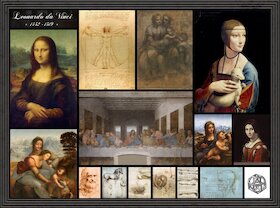 Leonardo da Vinci — koláž