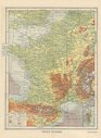 Fyzická mapa Francie, 1925